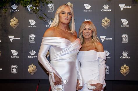 Dean laidley brownlow dress  The photo shows him wearing a long blonde wig and a dress were taken when the North Melbourne premiership